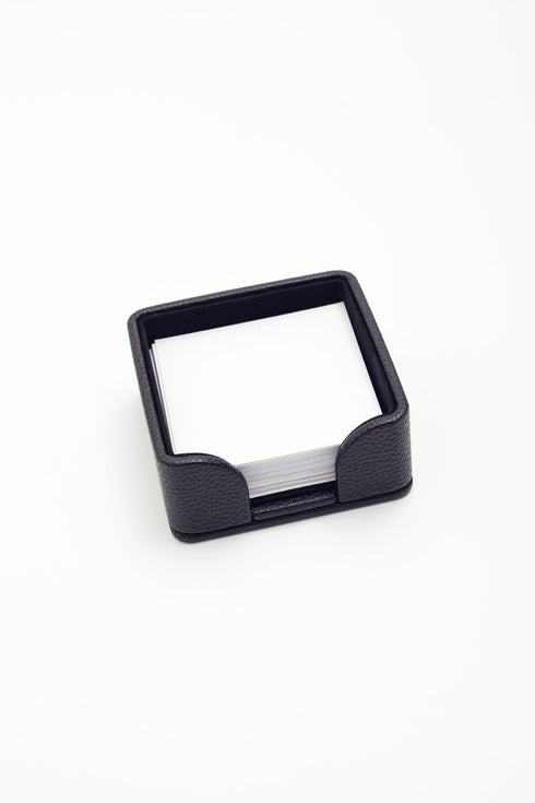 Felix Leather Notepad Black